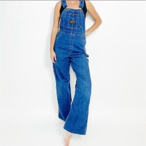 Vintage 70s Blue Denim Women's Overalls
